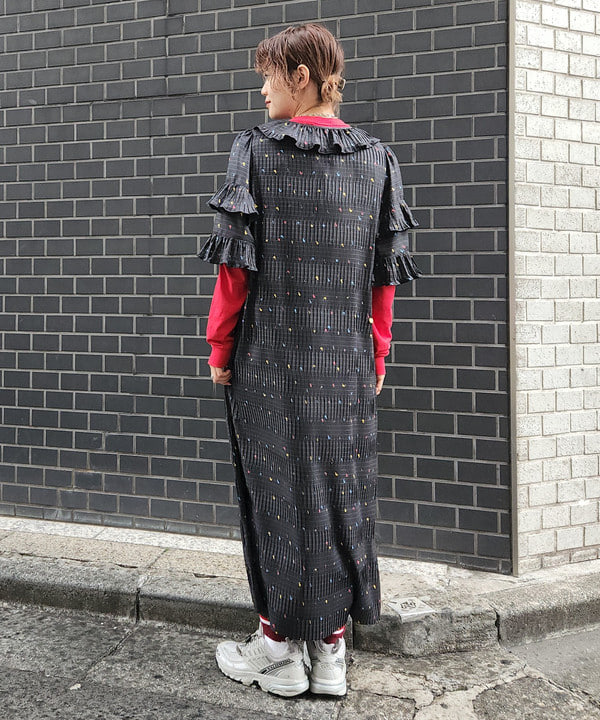 saori KATOさんの「BEAMS WOMEN｜Ray BEAMS / マリンチェーン マンテル ハート ネックレス」を使ったコーディネート
