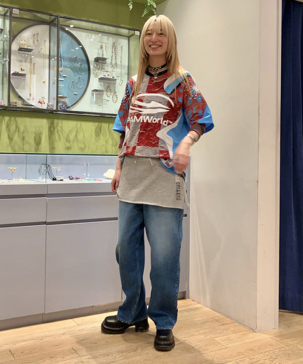 イトウミサキさんの「BEAMS WOMEN｜マリンチェーン マンテル ハート ネックレス」を使ったコーディネート