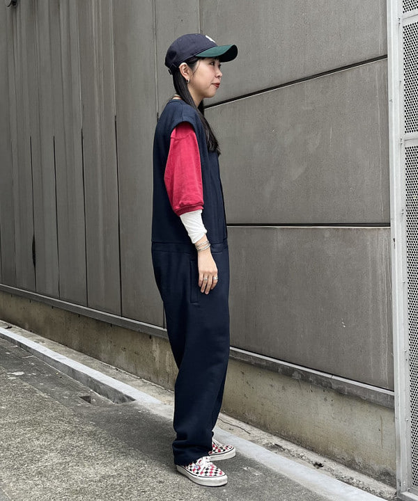 ミナミマリコさんの「BEAMS WOMEN｜BEAMS BOY / リブ クルー 7分袖 カットソー」を使ったコーディネート