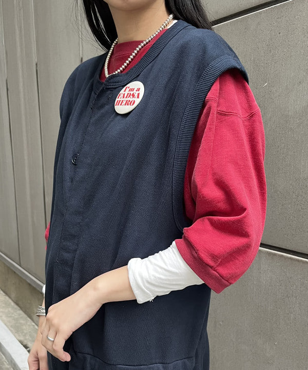 ミナミマリコさんの「BEAMS WOMEN｜BEAMS BOY / リブ クルー 7分袖 カットソー」を使ったコーディネート