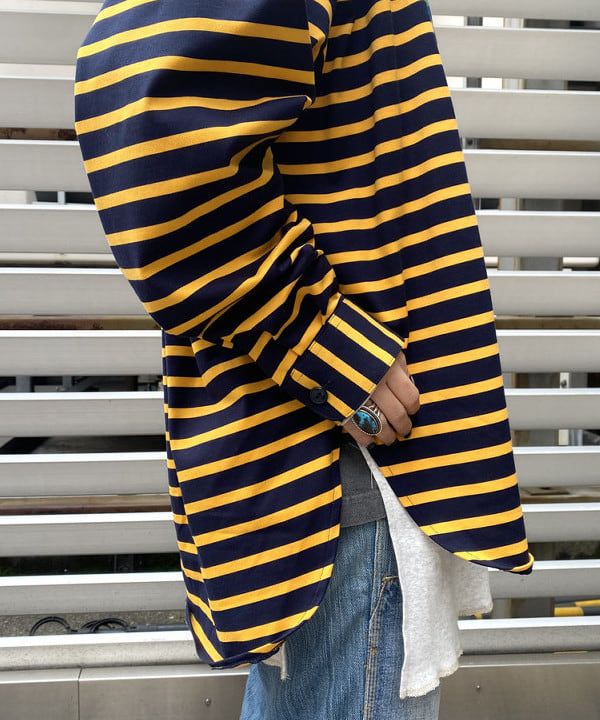 オカモト ミサキさんの「BEAMS WOMEN｜INFIELDER DESIGN × BEAMS BOY / 別注 テープ ハット」を使ったコーディネート