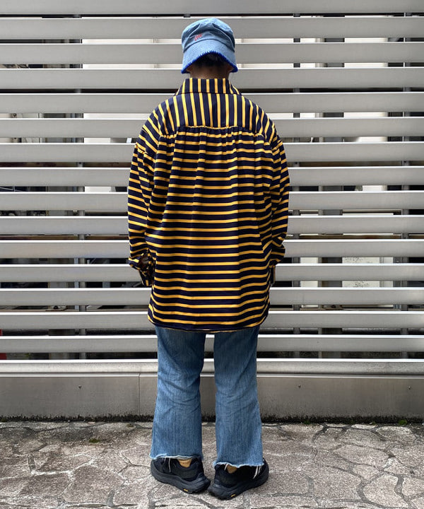 オカモト ミサキさんの「BEAMS WOMEN｜INFIELDER DESIGN × BEAMS BOY / 別注 テープ ハット」を使ったコーディネート