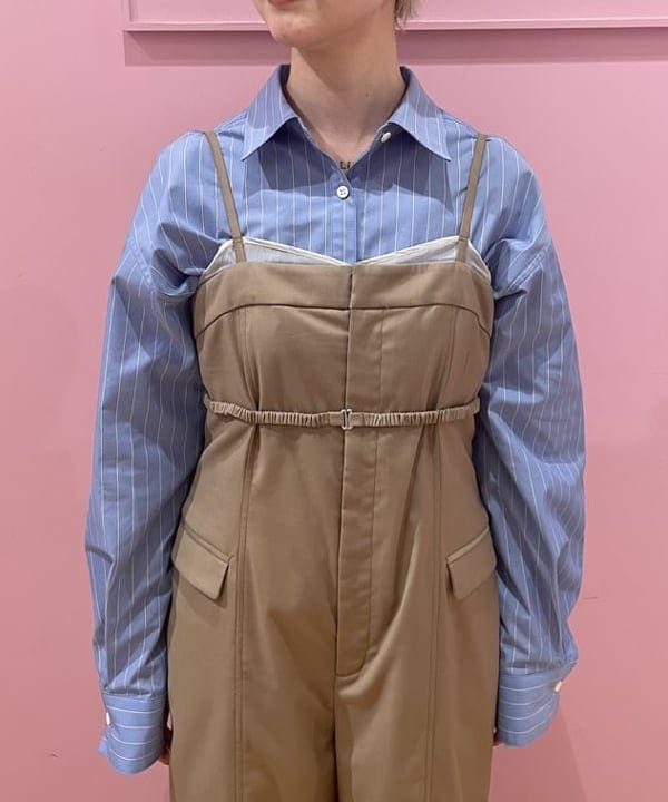 中江梨々香さんの「BEAMS WOMEN｜Ray BEAMS / アンクルストラップ パンプス」を使ったコーディネート