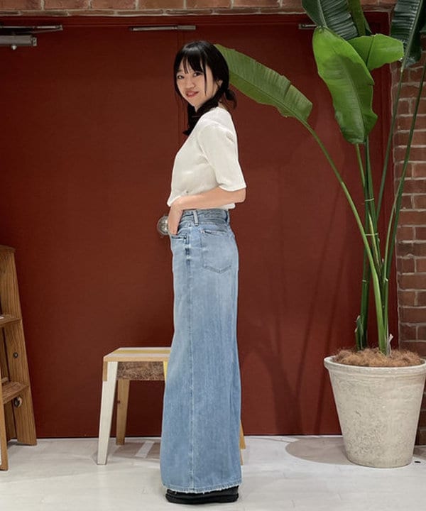 サカサイスズカさんの「BEAMS WOMEN｜maturely / Rib Gimmick Short Sleeves」を使ったコーディネート