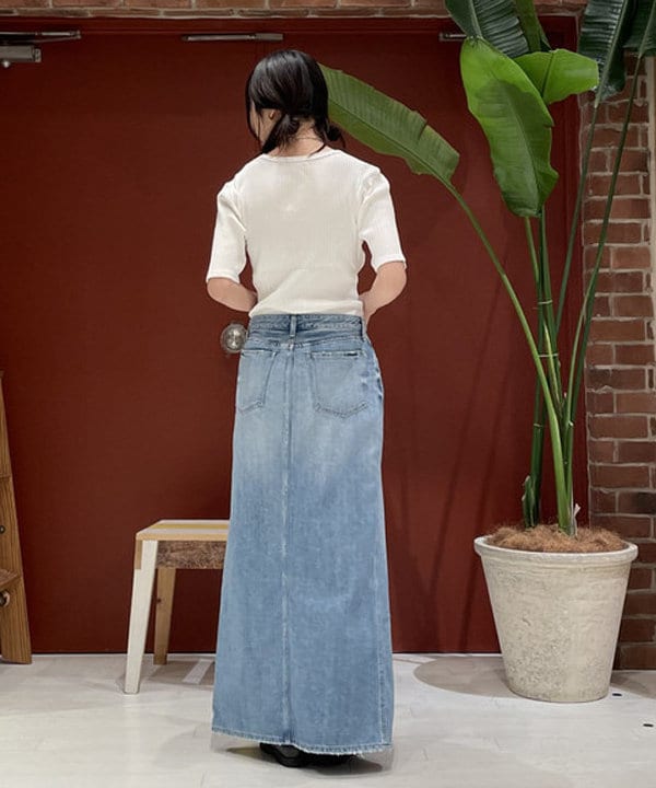 サカサイスズカさんの「BEAMS WOMEN｜maturely / Rib Gimmick Short Sleeves」を使ったコーディネート