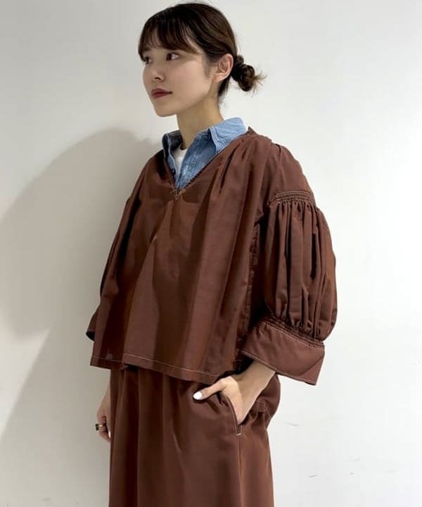 佐々木 南美さんの「BEAMS WOMEN｜maturely / Lawn Layard Stitch Skirt」を使ったコーディネート