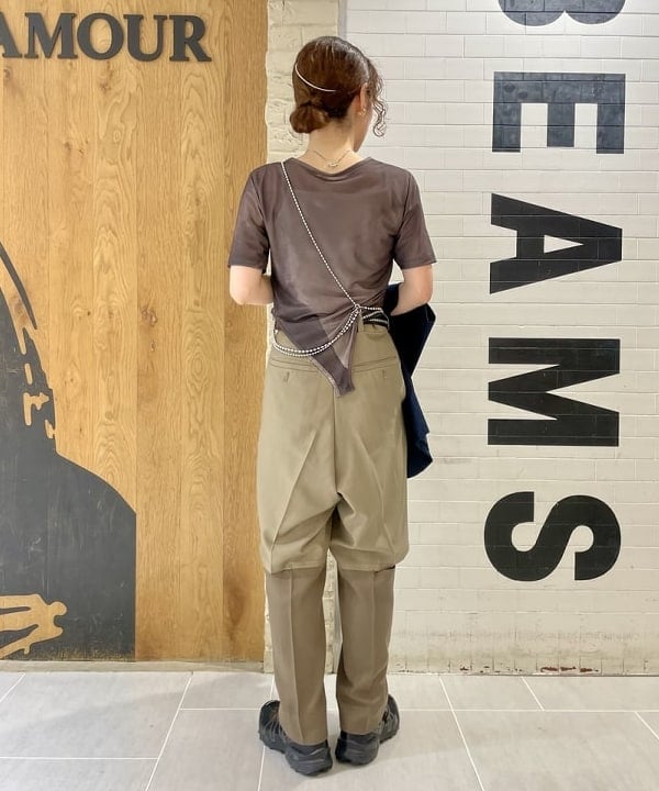 カタヤマ アヤさんの「BEAMS WOMEN｜Ray BEAMS /?3本セット ボールチェーン ネックレス」を使ったコーディネート