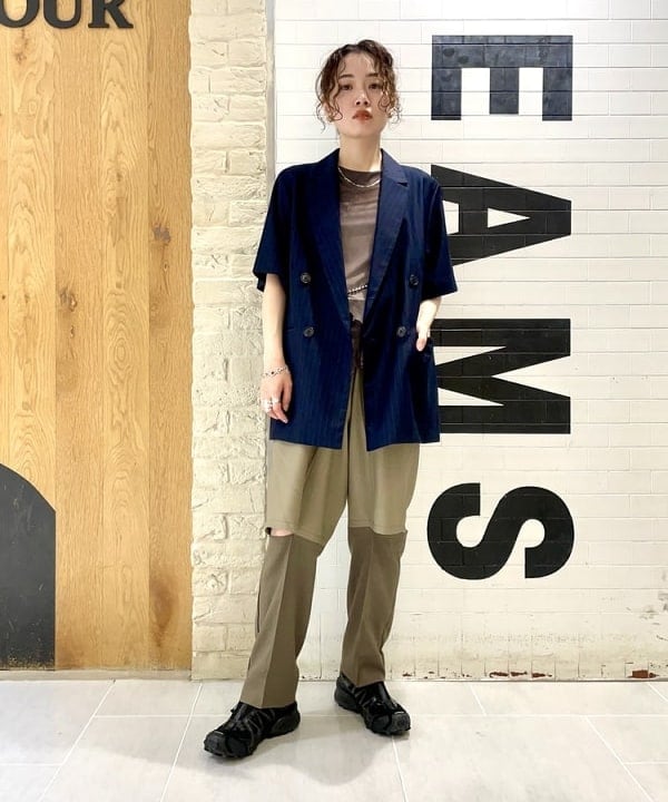 カタヤマ アヤさんの「BEAMS WOMEN｜Ray BEAMS /?3本セット ボールチェーン ネックレス」を使ったコーディネート