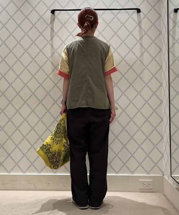 たぐみさんの「BEAMS WOMEN｜WAREHOUSE & CO. &times; BEAMS BOY / 別注 ステンシル リバーシブル Tシャツ」を使ったコーディネート