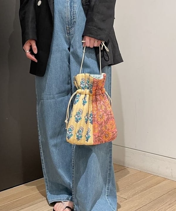 makita mikaさんの「BEAMS WOMEN｜Demi-Luxe BEAMS /  ダブル ブレスト リネン ジャケット」を使ったコーディネート