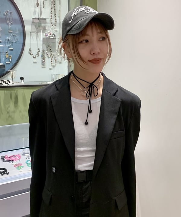 れいなさんの「BEAMS WOMEN｜テレコ リブ クルーネック トップス」を使ったコーディネート