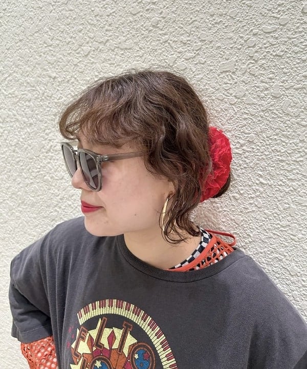 渡邊 舞さんの「BEAMS WOMEN｜GOOD ROCK SPEED / 別注 BAND BIG Tシャツ」を使ったコーディネート