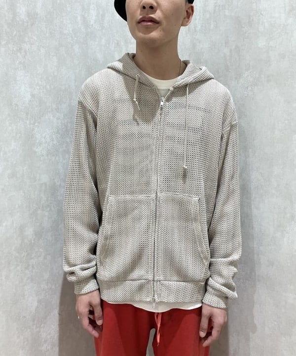 BANさんの「BEAMS WOMEN｜メッシュ ジップ フーディ」を使ったコーディネート