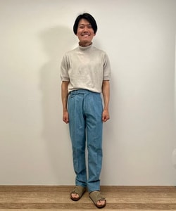 BEAMS F（ビームスF）GERMANO × BEAMS F / 別注 デニム 2プリーツ