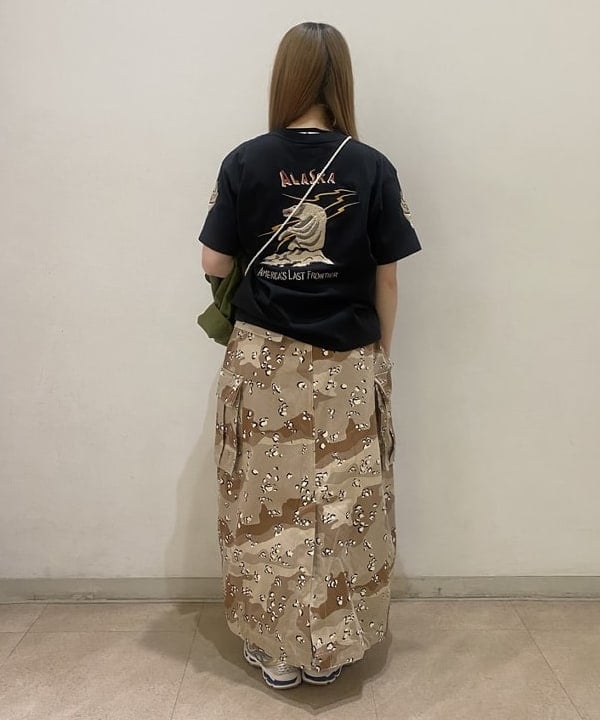 木村 海侑さんの「BEAMS WOMEN｜BEAMS BOY / ミリタリー リブ ロングソックス」を使ったコーディネート