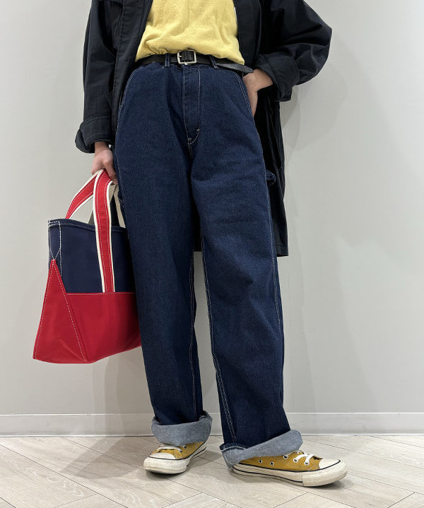 葵さんの「BEAMS WOMEN｜12オンス デニム ペインター パンツ」を使ったコーディネート