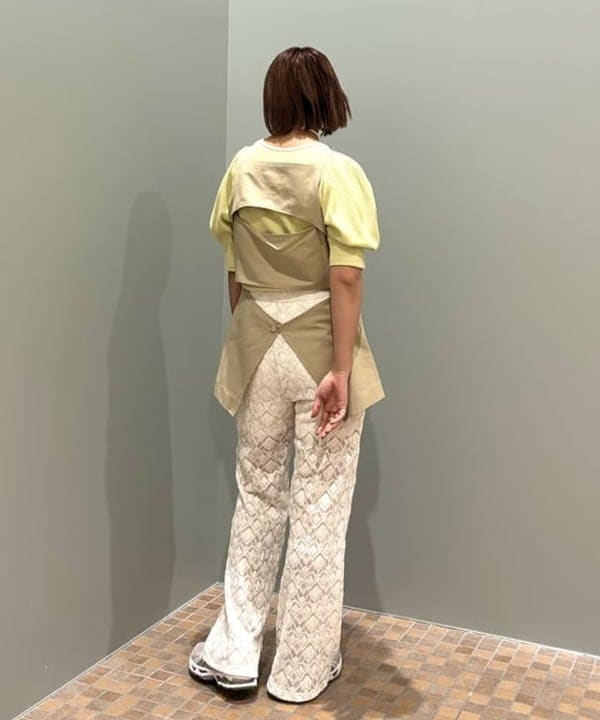 あすかさんの「BEAMS WOMEN｜Ray BEAMS / カット レース シアー パンツ」を使ったコーディネート