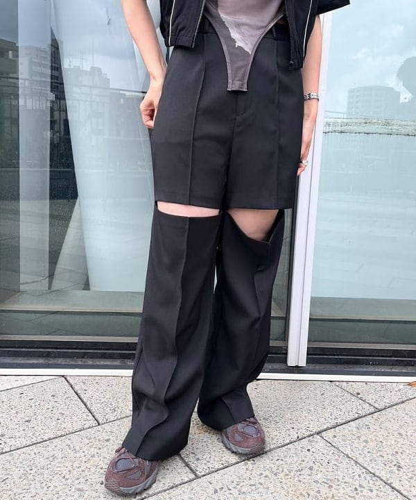 ちりこさんの「BEAMS WOMEN｜Ray BEAMS / プリント ボディスーツ Tシャツ」を使ったコーディネート