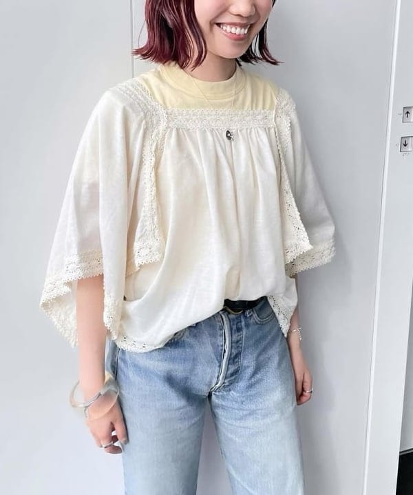 SHINAGAWAさんの「BEAMS WOMEN｜ボーイ ベーシック Tシャツ」を使ったコーディネート