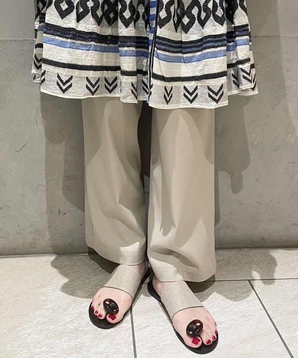 高木 菜央さんの「BEAMS WOMEN｜丸胴 テレコ タンクトップ」を使ったコーディネート
