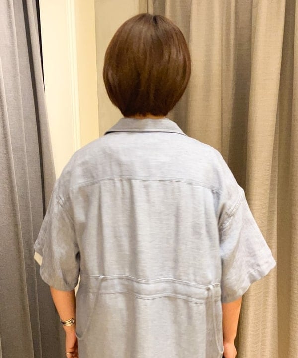 藤井 裕実子さんの「BEAMS WOMEN｜CHRISTIAN VILLA / ストローコンビ ボストンバッグ」を使ったコーディネート