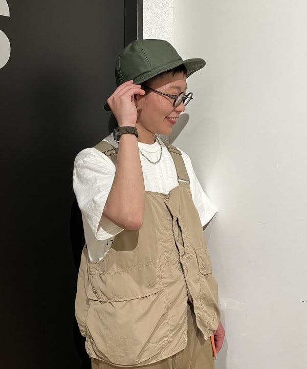 土田 達也さんの「BEAMS WOMEN｜WAREHOUSE & CO. / 別注 ステンシル13 Tシャツ」を使ったコーディネート