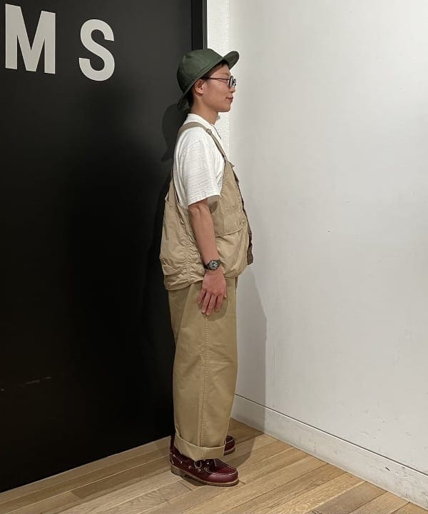 土田 達也さんの「BEAMS WOMEN｜WAREHOUSE & CO. / 別注 ステンシル13 Tシャツ」を使ったコーディネート