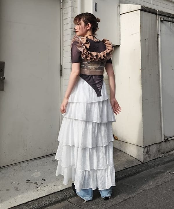 saori KATOさんの「BEAMS WOMEN｜Ray BEAMS / ポインテッド ベルト ミュール」を使ったコーディネート