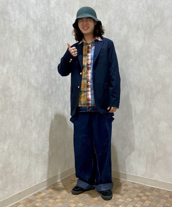 りくっしーさんの「BEAMS WOMEN｜3B Blazer Combat Wool」を使ったコーディネート