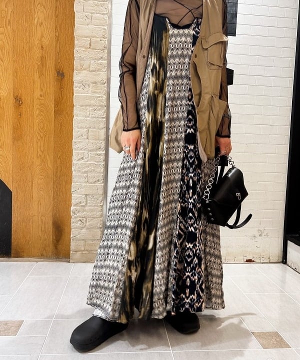川口 恵さんの「BEAMS WOMEN｜RBS / チュール コード クルーネック トップス」を使ったコーディネート