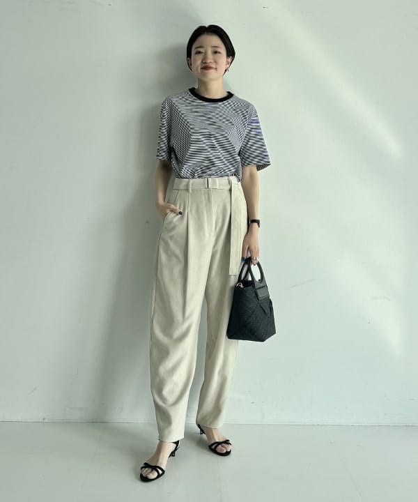 SANOさんの「BEAMS WOMEN｜SLOANE / コットン天竺  Tシャツ」を使ったコーディネート
