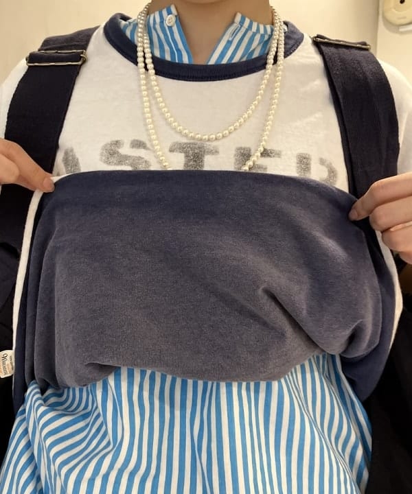 小原 もこさんの「BEAMS WOMEN｜XS BAGGAGE &times; BEAMS / 別注 One Shoulder Bag」を使ったコーディネート