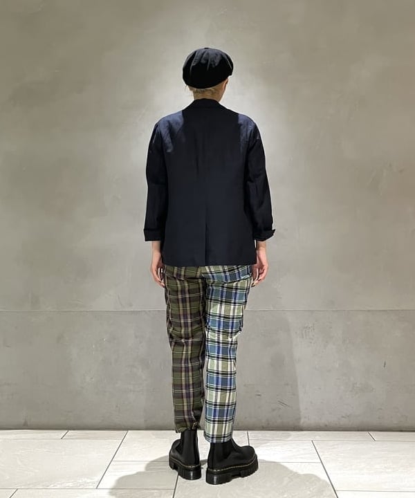 シマダリツコさんの「BEAMS WOMEN｜BEAMS BOY / ポリエステル レーヨン リネン 3ボタン ジャケット」を使ったコーディネート