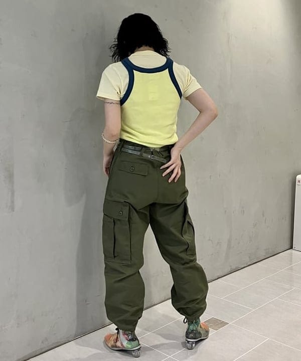 小原 もこさんの「BEAMS WOMEN｜ボーイ ベーシック Tシャツ」を使ったコーディネート