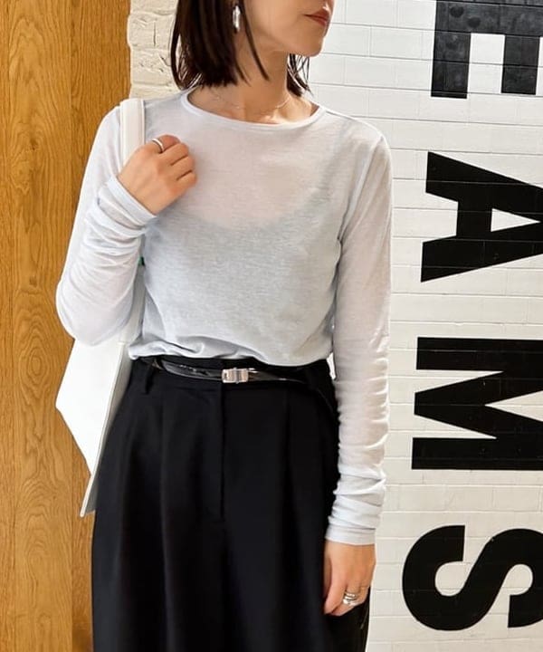 川口 恵さんの「BEAMS WOMEN｜RBS / ビッグ トートバッグ」を使ったコーディネート
