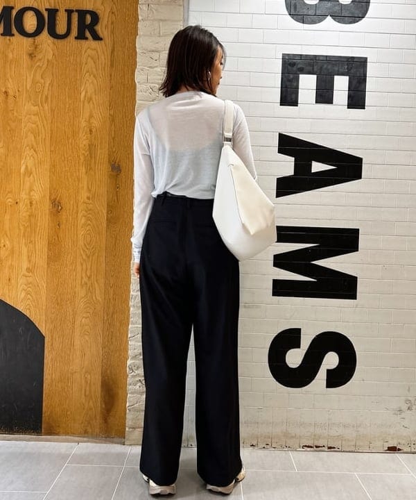 川口 恵さんの「BEAMS WOMEN｜RBS / ビッグ トートバッグ」を使ったコーディネート