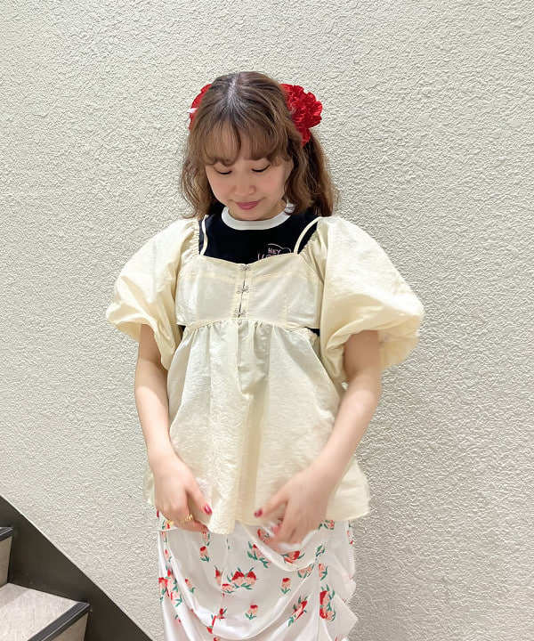 渡邊 舞さんの「BEAMS WOMEN｜GOOD ROCK SPEED × Ray BEMAS / 別注 JOHNHOLMSTROM リンガーTシャツ」を使ったコーディネート