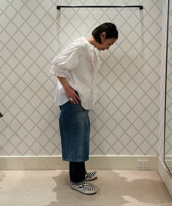 つぼさんの「BEAMS WOMEN｜orSlow / 別注 Monroe Pants Special」を使ったコーディネート