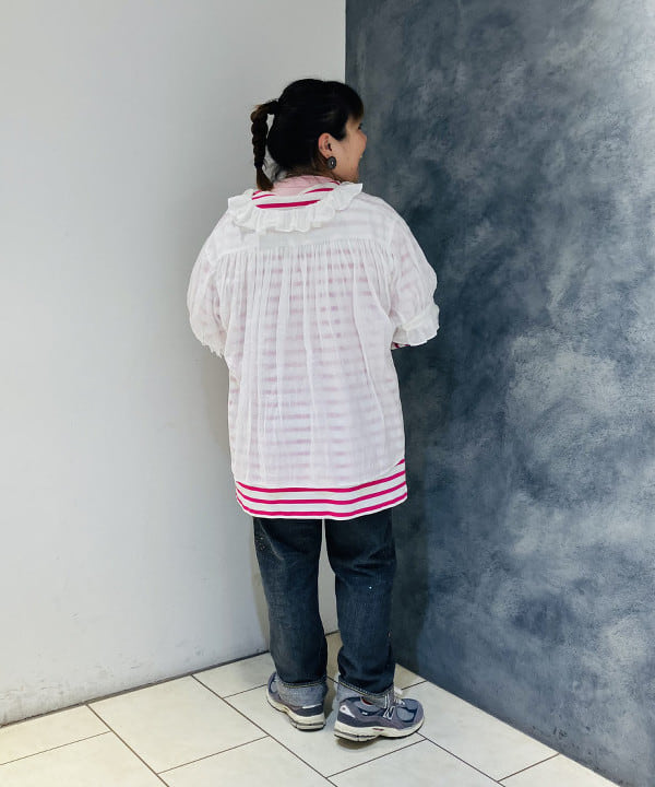 佐藤 歩さんの「BEAMS WOMEN｜ボーイ ベーシック Tシャツ」を使ったコーディネート