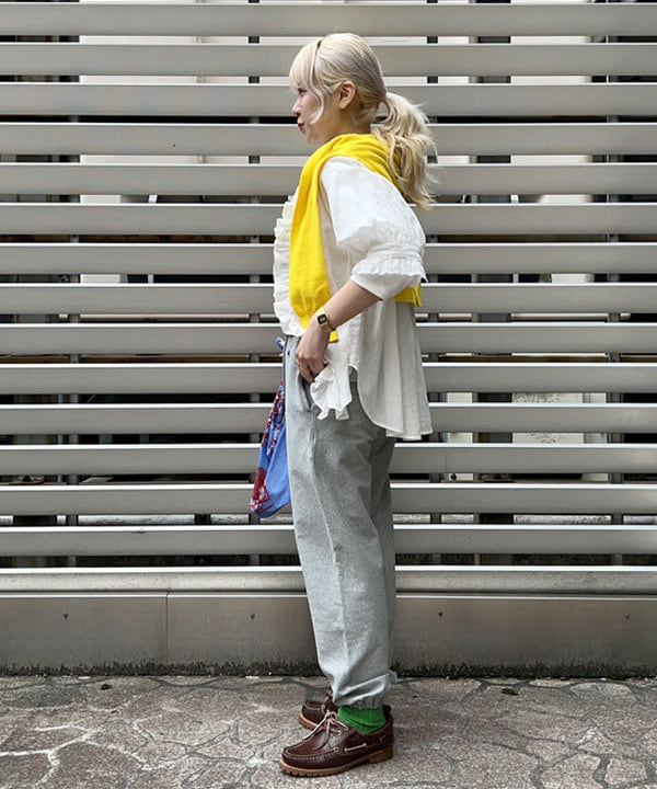 ナツハさんの「BEAMS WOMEN｜BEAMS BOY / イレギュラー バンダナ バッグ」を使ったコーディネート