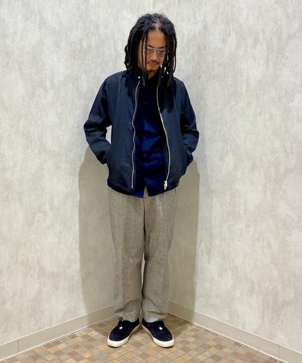 矢部 滋之さんの「BEAMS WOMEN｜BEAMS / リネン シングルライダース ジャケット」を使ったコーディネート