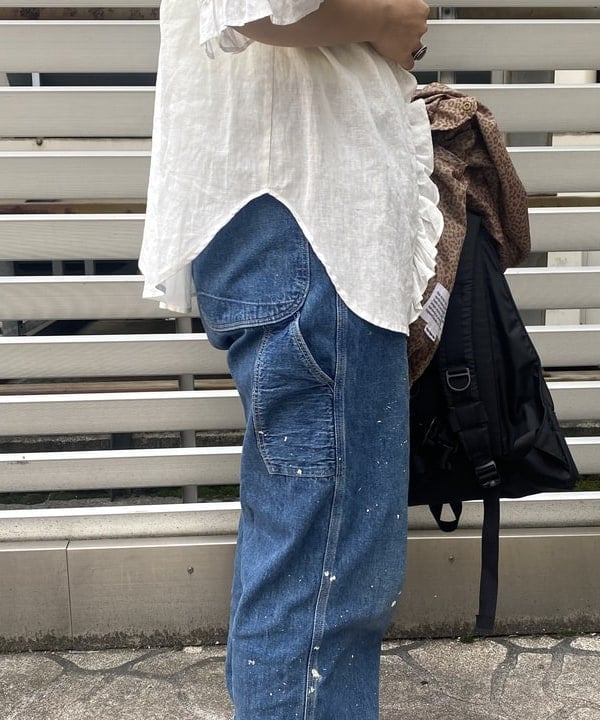 オカモト ミサキさんの「BEAMS WOMEN｜ボーイ ベーシック Tシャツ」を使ったコーディネート