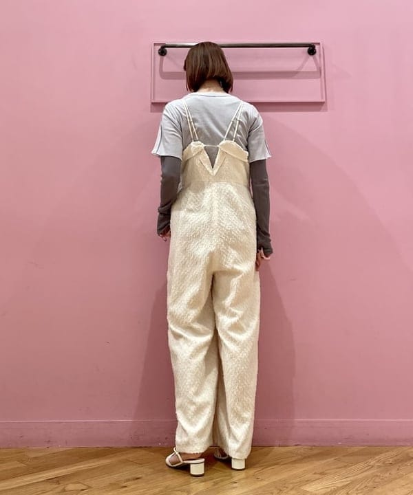 水野 萌香さんの「BEAMS WOMEN｜RBS / テレコ センター シーム Tシャツ」を使ったコーディネート