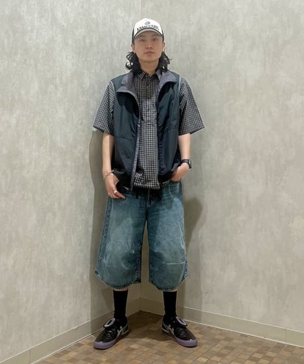 トラ吉さんの「BEAMS WOMEN｜BEAMS / ダブルポケット ベスト」を使ったコーディネート