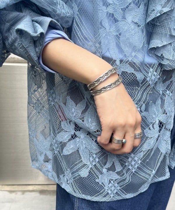 ミナミマリコさんの「BEAMS WOMEN｜BEAMS BOY / リブ クルー 7分袖 カットソー」を使ったコーディネート