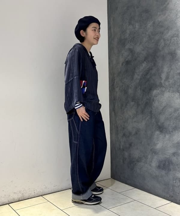 葵さんの「BEAMS WOMEN｜BEAMS BOY / フライス 1cm ボーダー」を使ったコーディネート