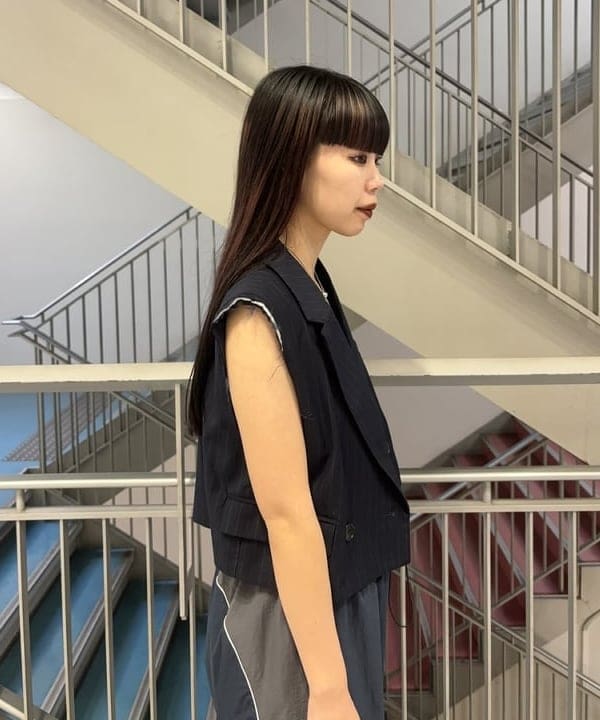 もえのさんの「BEAMS WOMEN｜I Hate Monday / flower lace ストッキング white」を使ったコーディネート