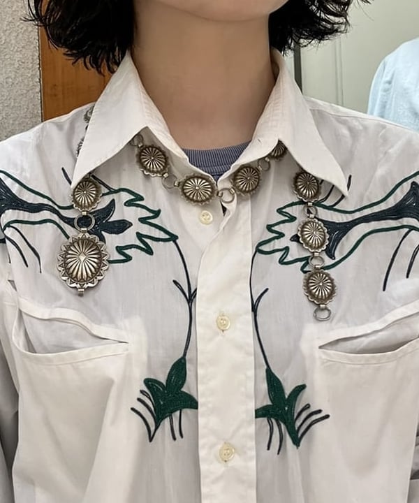 小原 もこさんの「BEAMS WOMEN｜コットン サーマル クルーネック ロングスリーブ Tシャツ」を使ったコーディネート