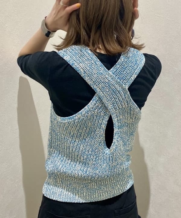 はやしあかねさんの「BEAMS WOMEN｜Ray BEAMS / ミックス バック クロス ベスト」を使ったコーディネート