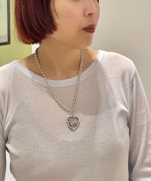 キホさんの「BEAMS WOMEN｜テレコ リブ クルーネック トップス」を使ったコーディネート